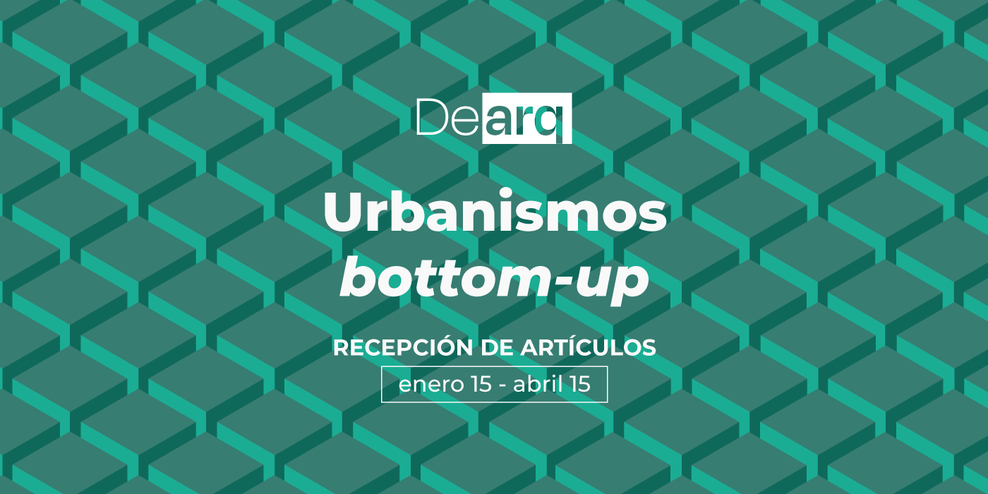 Convocatoria Dearq Urbanismos Bottom-Up