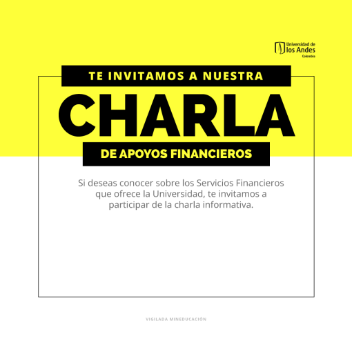 Charla de apoyo financiero