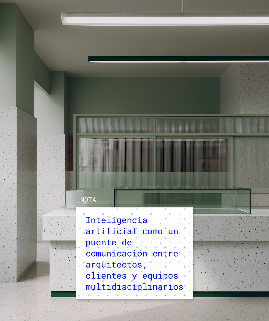 Nota ARQDIS IA en diseño arquitectónico interior