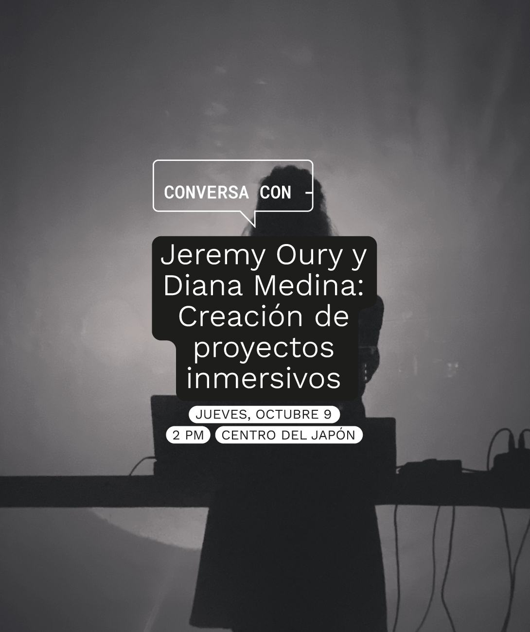 Conversa Con Jeremy Oury y Diana Medina