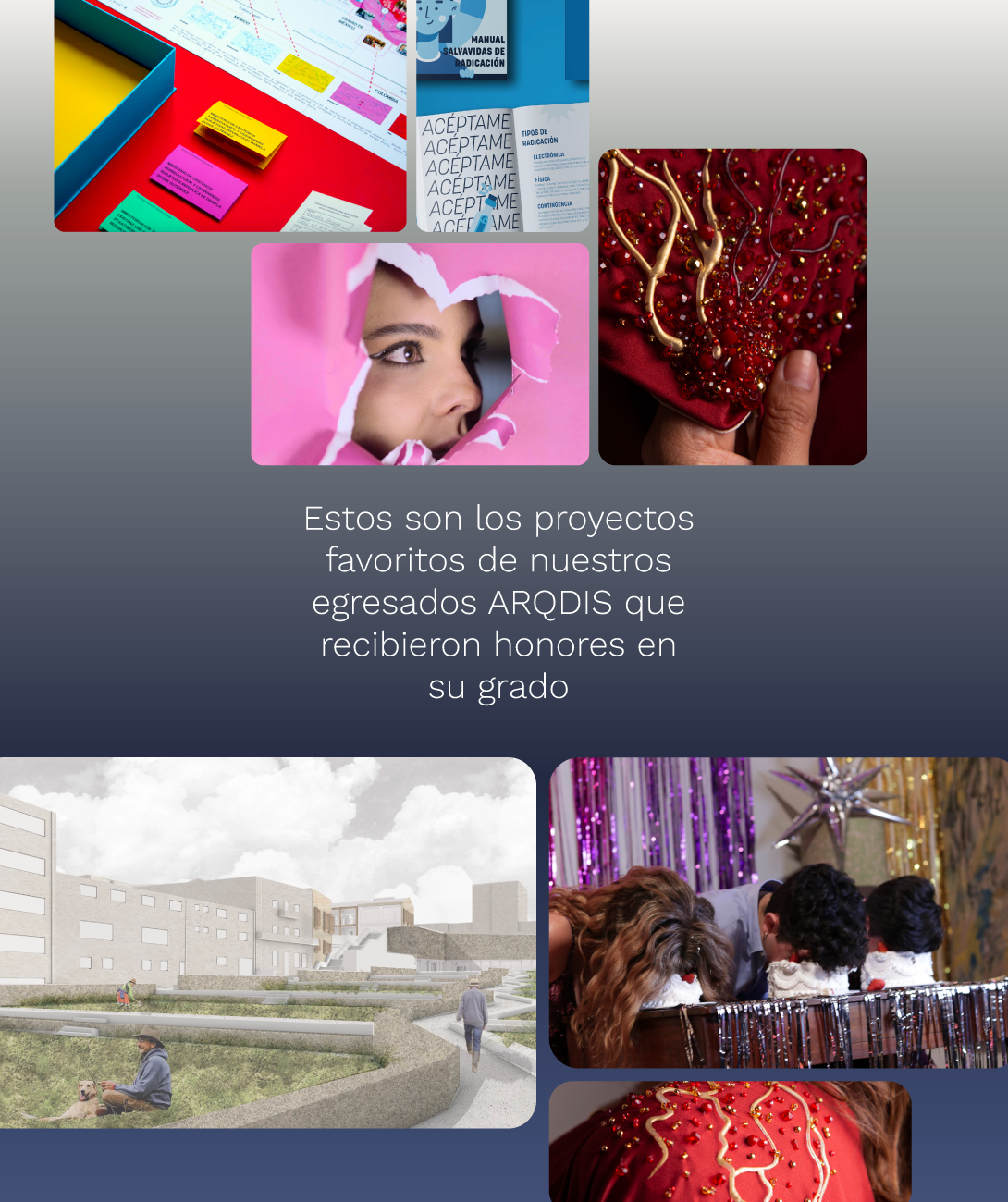 Estudiantes graduados con honores ARQDIS