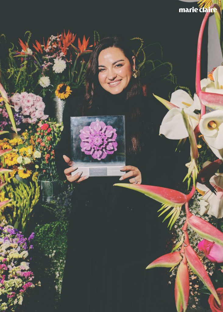 Trofeo diseñado para premios Prix de Marie Claire. Juliana de la Concha