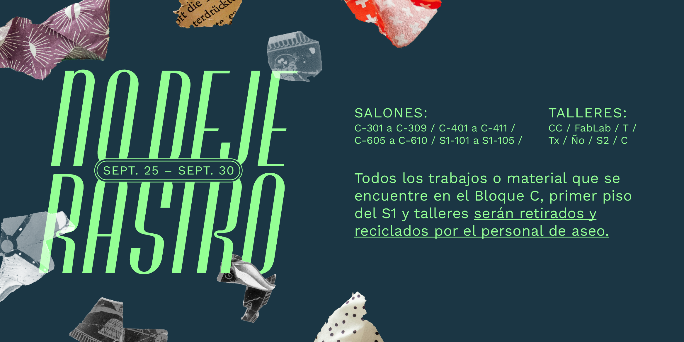 No deje rastro