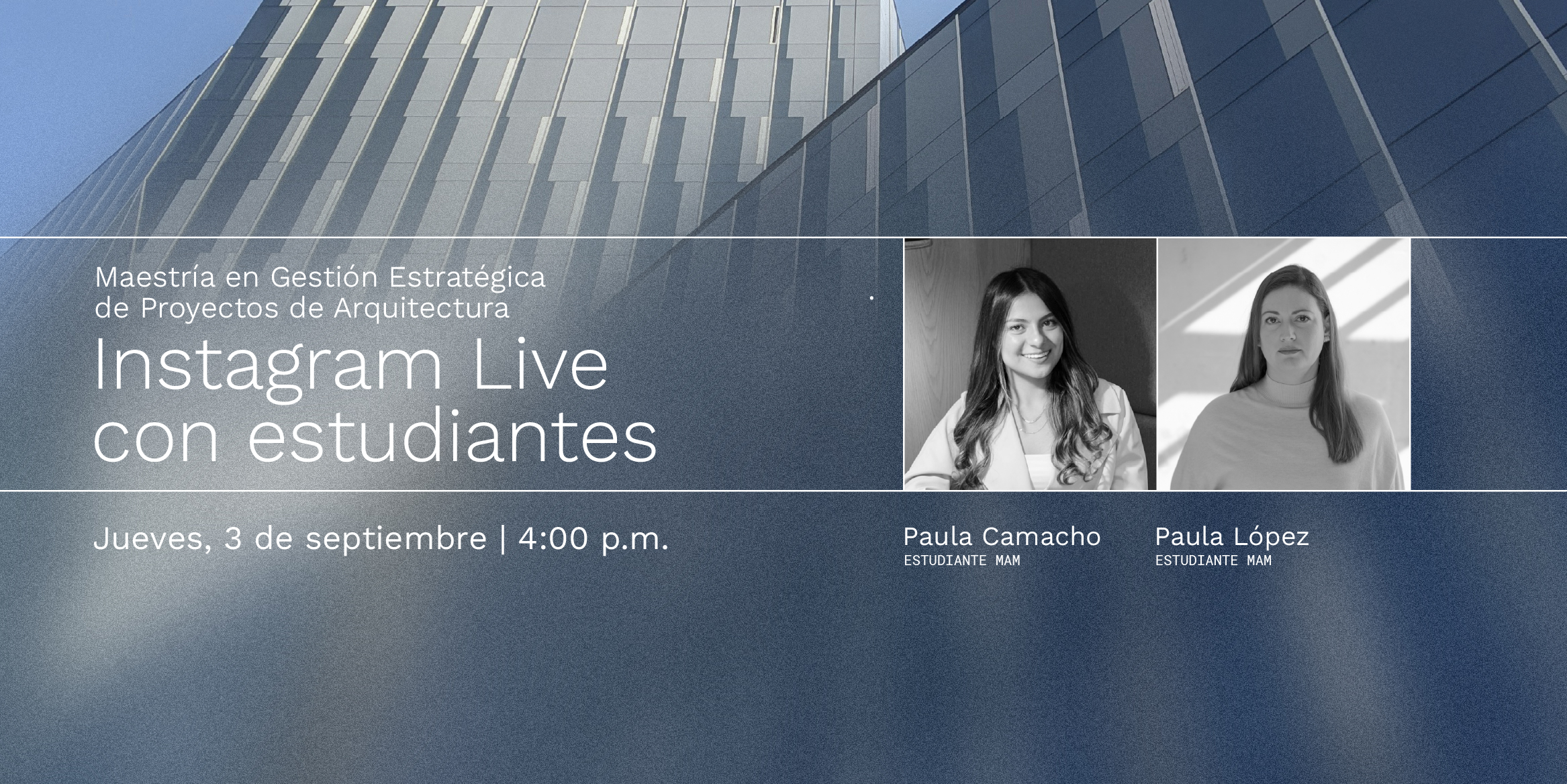 Instagram Live con estudiantes MAM